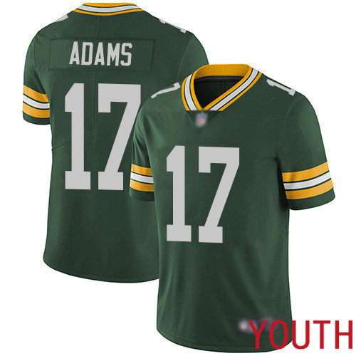 Green Bay Packers Limited Green Youth #17 Adams Davante Home Jersey Nike NFL Vapor Untouchable->women nfl jersey->Women Jersey